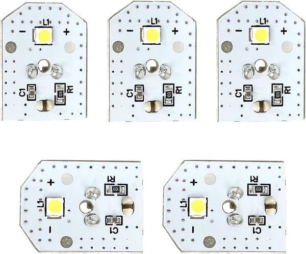 (5PK WR55X11132 WR55X26487 WR55X30603 Refrigerator LED Light Bulb Fits for GE Replaces 3033142 AP5646375 PS4704284