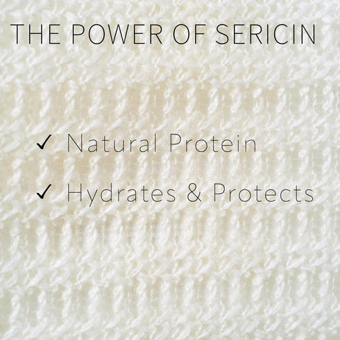aisen Japan Japanese Silk Sericin Body Towel, Made in Japan Exfoliating Washcloth for Sensitive Skin, Gentle Cleansing
