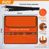 Orange Chef Knife Bag With 20 Slots Cutlery Knives Holders Protectors, Home Kitchen Travel Cooking Tools, Portable Canvas Knife Roll Storage Bag Chef Case for Camping or Working