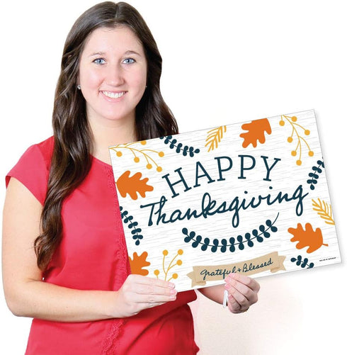 Set 16 (Pack 2) Big Dot of Happiness Happy Thanksgiving Games, Paper Fall Harvest Party Coloring Sheets, Thanksgiving