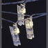 GL42589 10.5 Sterno Home LED Battery-Operated Clip String Lights, Feet, Warm White Cord