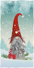 Naanle Cartoon Christmas Gnome Towel, Highly Absorbent Soft Large Decorative Guest Hand Towel (16 x 30 Inches)
