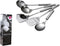 Stainless Steel 5-Piece Utensil Set: Heat Resistant Cooking Tools, Slotted Spoon, Spatula, Large Spoon