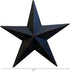 rainbow handcrafts Rustic Metal 3D Barn Star - Patriotic Wall Decoration for July 4th Americana Outdoor Decor