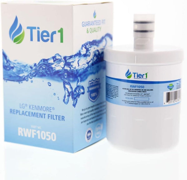 Tier1 5231JA2002A Refrigerator Water Filter, Replacement for LG LT500P, Kenmore 9890, 46-9890 Fridge Filter