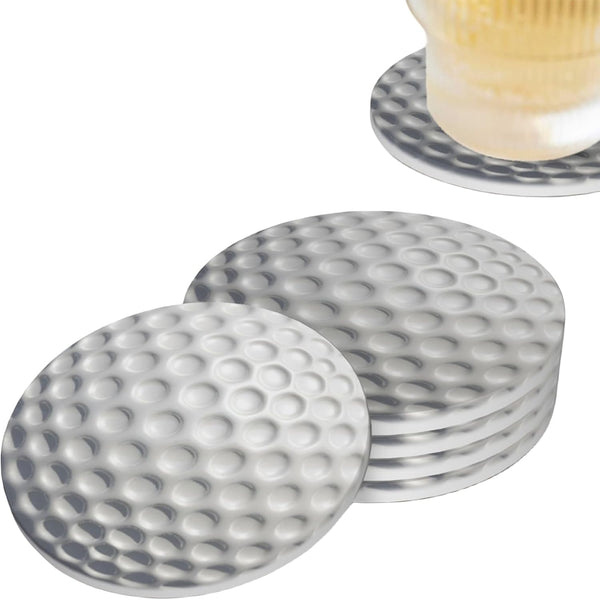 ZUIDSYI Golf Ball Golfing Sport Coasters for Drinks Set of 4, Absorbent Ceramic