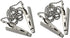 ZYAMY 2pcs Dental Bib Clips Metal Napkin Clip Chain Keep Your Napkin Securely