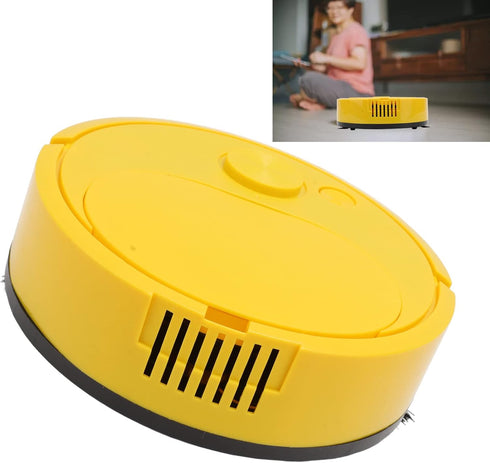 Multifunctional Automatic Vacuum Robot, USB Charging Mini Smart Sweeping Robot for Pet Hair and Carpets