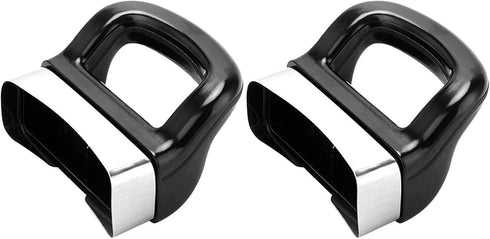 2Pcs Pot Short Side Handles, Sauce Pot Panhandle Cooker Steamer Holder Replacement Handgrip for Metal Pressure Pan