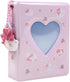 KIGOTWIN 3 Inch Photocard Album Mini Photo Album, Love Heart Hollow Photocard Id