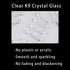 25pcs 55mm H&D HYALINE & DORA Crystal Replacement Clear Chandelier Icicle Prisms with Octagon Crystal Bead for Lamp