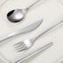 INKULEER Travel Cutlery Set, 18/8 Stainless Steel Reusable Utensils with Case, Portable Silverware Lunch Box (Silver)