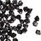 PMLAND Clear Fake Ice Rocks – 550 Pcs Large Black Acrylic Gems, 3 Lbs Bulk Vase Filler for Parties & Decor