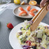 Bamboo Cooking Tongs Set of 2 – 11” Foldable Kitchen Tongs with Non-Scratch Grip for BBQ, Salad, Camping & Serving