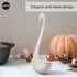OTOTO Swanky Swan Soup Ladle - Silicone Soup Spoon, BPA-Free, Heat Resistant, Cute Kitchen Accessories, White