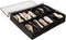 Surblue Under Bed Shoe Storage Organizer, Fits 12 Pairs of Shoes, Set of 1, Black