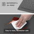 Silicone Countertop Mat, 35.4"x23.6"x0.08" Heat Resistant Waterproof Protector for Kitchen, Light Gray