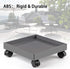 Skelang 110 Lbs Square Wheeled Plant Dolly - ABS Planter Trays, Heavy Duty, Load Capacity