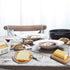 Hasense Large Butter Dish with Lid - Ceramic Airtight Butter Keeper for Countertop, Farmhouse Decor, White