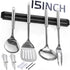 Magnetic Knife Holder for Wall, 15 Inch Knife Magnetic Strip, Space-Saving, Punch-Free Multipurpose Knife Rack