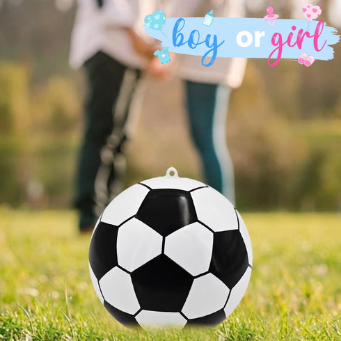 LIONTELO Supplies6 inch Gender Reveal Soccer Ball with Powder and Confetti Exploding Soccer Balls Kit Gender Reveal
