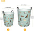 Cute Puppy Dog Round Laundry Hamper Storage Basket for Toys and Clothes Organizer, 62L