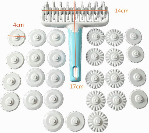 Lattice Roller Cutter, Pasta Cutter Wheel, Dough Noodle Cookie Pie Dessert Pizza Bread Pastry Crust Cutters
