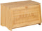 HOMEKOKO Vintage Large Wood Bread Box for Kitchen Counter, Retro Design, Single Layer Bamboo Food Storage Bin