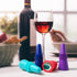 Wine Stoppers - Reusable Wine Bottle Stoppers, 4 Pack Multicolor Silicone for Glass Bottles