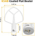 K5AB K5SS Coated Flat Beater Replacement for Kitchenaid 5 Qt Bowl Mixer, Paddle Attachment