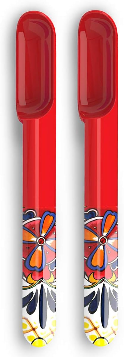 Prepara Taco Spoon, Set of 2, Red