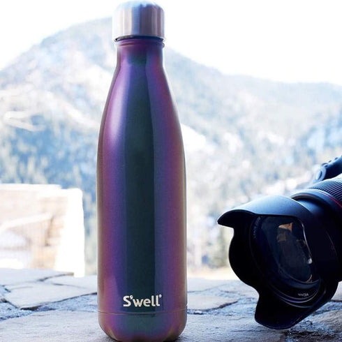 S’well Stainless Steel 17oz Water Bottle, Supernova Design, Triple-Layer Vacuum Insulation for Cold & Hot Drinks