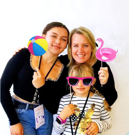 Pool Photo Booth Props for Beach Pool Party, Summer Party Favors, Baby Shower, Birthday, Hawaii