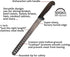 BBQ Smoked Brisket Knife for Meat Carving and Slicing - 11 Inch Blade with Granton Edge