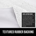 Gorilla Grip Bathroom Rug Sets - Soft Chenille 2 Piece Area Rugs, 30"x20" Carpet, Toilet Base Mat, White
