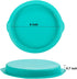 Webake Rainbow Cake Pans, 6 Inch Round Silicone Baking Pans, Set of 6 for Jumbo Whoopie Pie, Vegetable Pancakes