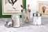 Amolliar Apothecary Jars - Bathroom Vanity Organizer Canister Jar with Lid for Qtips, Cotton Swabs, Makeup Sponges