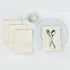 Benson Mills Harmony Scroll Woven Damask Fabric Set of 4 Napkins for Everyday, Parties, Weddings, and Holiday (18" x