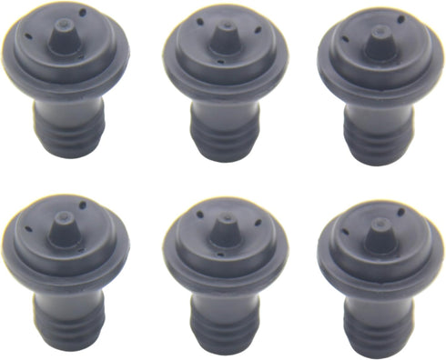 Wine Saver Vacuum Stoppers Pack of 6 Rubber Wine Stoppers, for Wine
