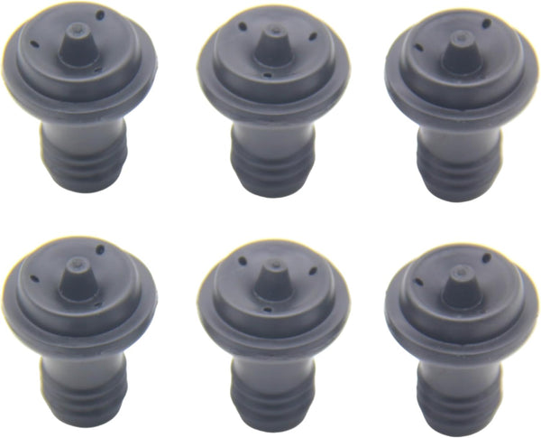 Wine Saver Vacuum Stoppers Pack of 6 Rubber Wine Stoppers, for Wine