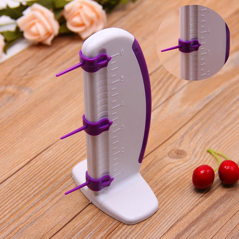QIANG 2 Pcs Cake Measuring Marker, Draw Balance Ruler for Cake Decoration Line and Edge Decorating Tools