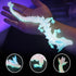 3D 3D Printed Dragon Snake Eggs, Flexible Printed Animal Toys UV Glow in the Dark, Desk Pet for Animal Collectors