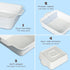 Casserole Dishes for Oven, 10'' Square Baking Dish, 2 Pack Ceramic Bakeware Sets with Handles