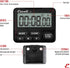 Escali Extra Loud Display Digital Kitchen Timer with Clock Mode, Magnetic Back, Recall Timer