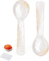 Caviar Spoons, Hand Craft Mother of Pearl Shell Spoon with Storage Box, Tiny Spoon for Caviar, Ice Cream, Coffee
