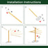7 Pasta Drying Rack with Transfer Wand and Bars, noodle drying rack Easy to Transfer for Drying Pasta and Cooking