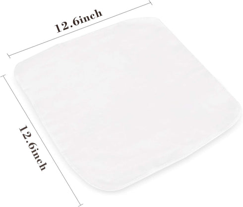 5pcs Yarn Fabric Breathable Bamboo Steamer Cloth Steamed Rice Dumplings with Non-Stick Gauze Filter Drawer Fabric Steamer by Lautechco
