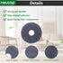 Neutop Replacement Mopping Pads Microfiber Mop Cloths Compatible with Roborock Q Revo, Robot Vacuums and Mops Parts Accessories, 4-Pack. by neutop