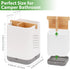 Boperzi Toothbrush and Toothpaste Holder - Bamboo Divider Bathroom Countertop Organizer for Electric Toothbrush Storage