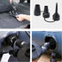 Pump(130W)) BOMPOW Electric Air Pump for Inflatables Air Mattress Pump Bed Pool Toy Raft Boat Quick Pump Black (AC